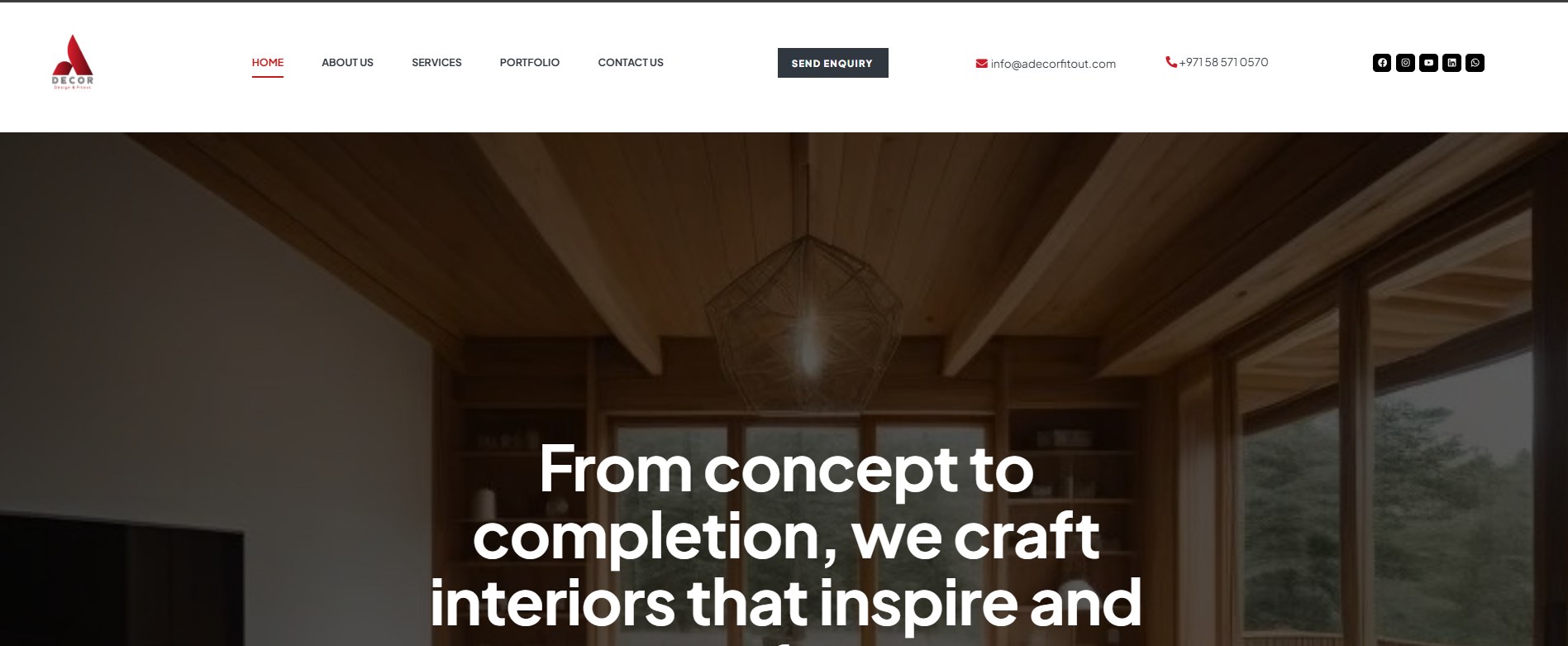 adecorfitout.com — WordPress Website Development